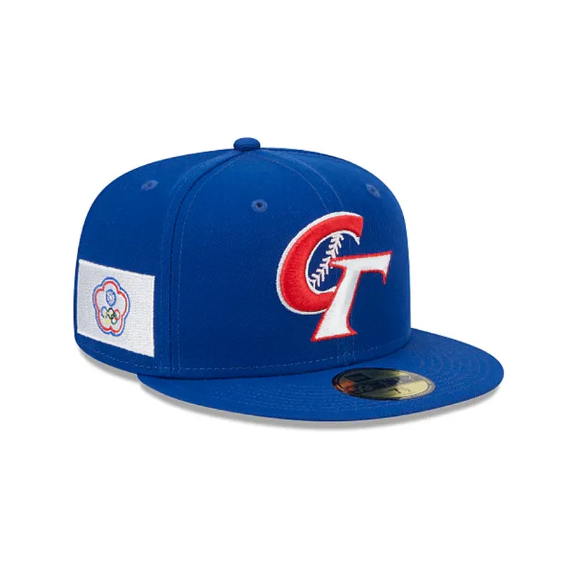 New Era 59Fifty Taiwan On Field World Baseball Classic 2026 Fitted Hat Royal Blue Red