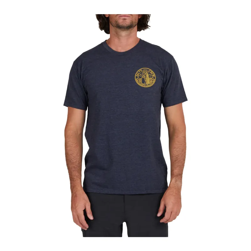 Salty Crew In Fishing We Trust Short Sleeve T-Shirt Navy Heather