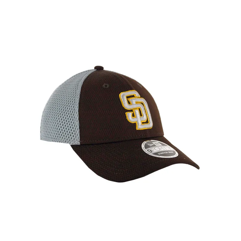 New Era 9Forty San Diego Padres Padres Outline Snapback Hat Official Team Colors