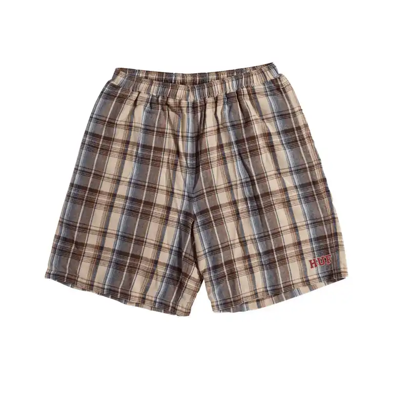 HUF Cortland Flannel Easy Short Cream