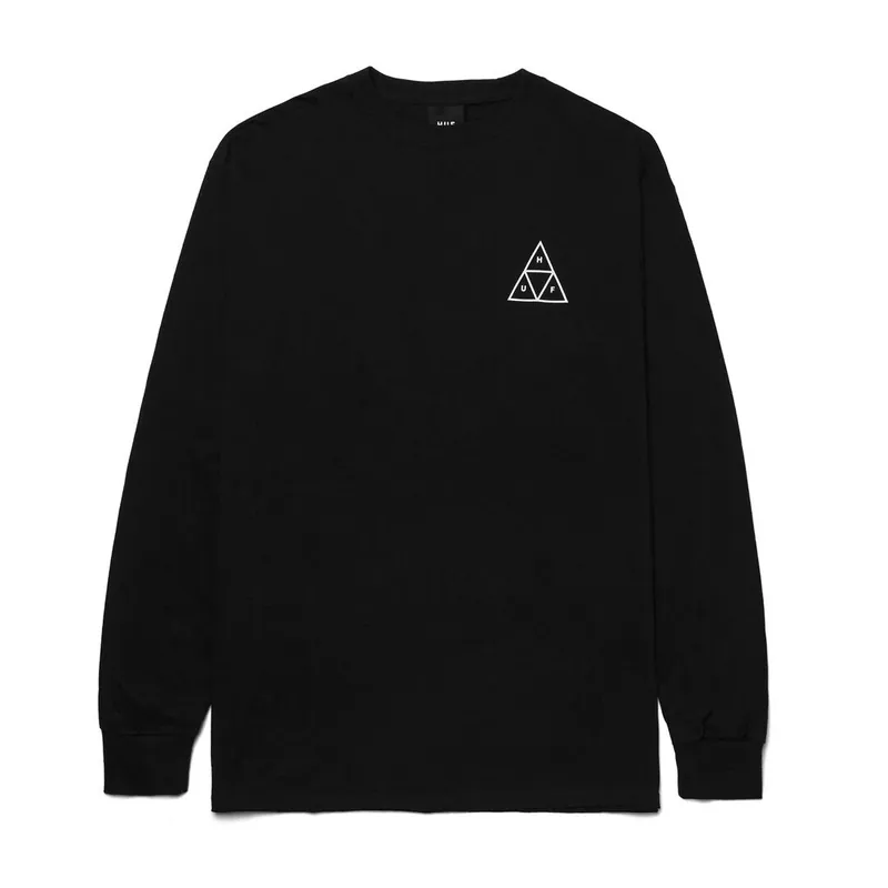 HUF TT Triple Triangle Long Sleeve T-Shirt Black
