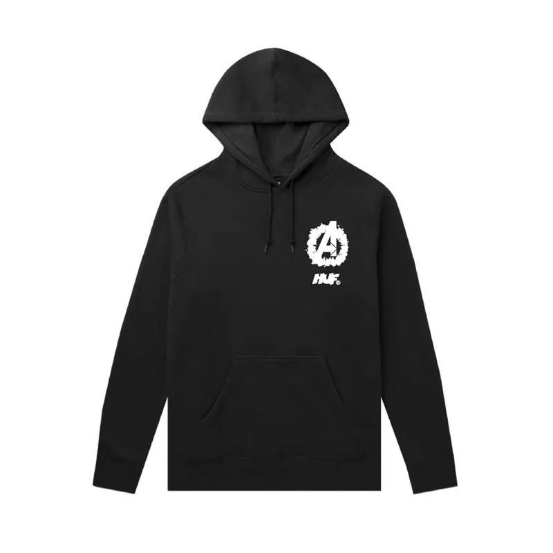 HUF x Marvel Avengers Cosmic Assemblage Pullover Hoodie Black
