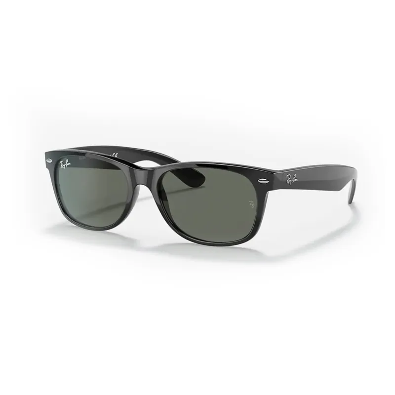 Ray-Ban Wayfarer Sunglasses Black Polarized Green