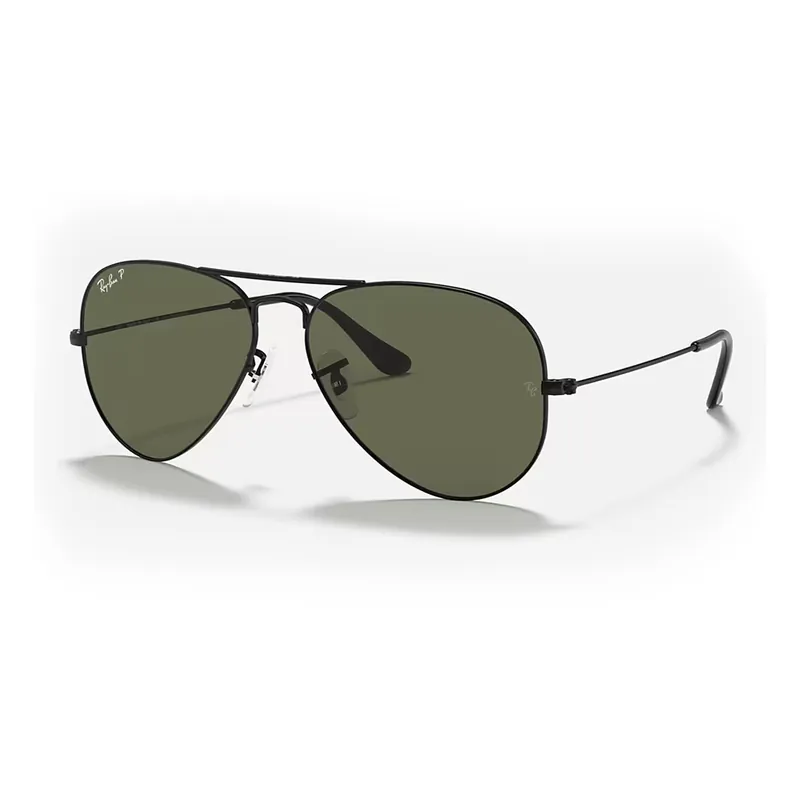 Ray-Ban Aviator Classic Sunglasses Black Green