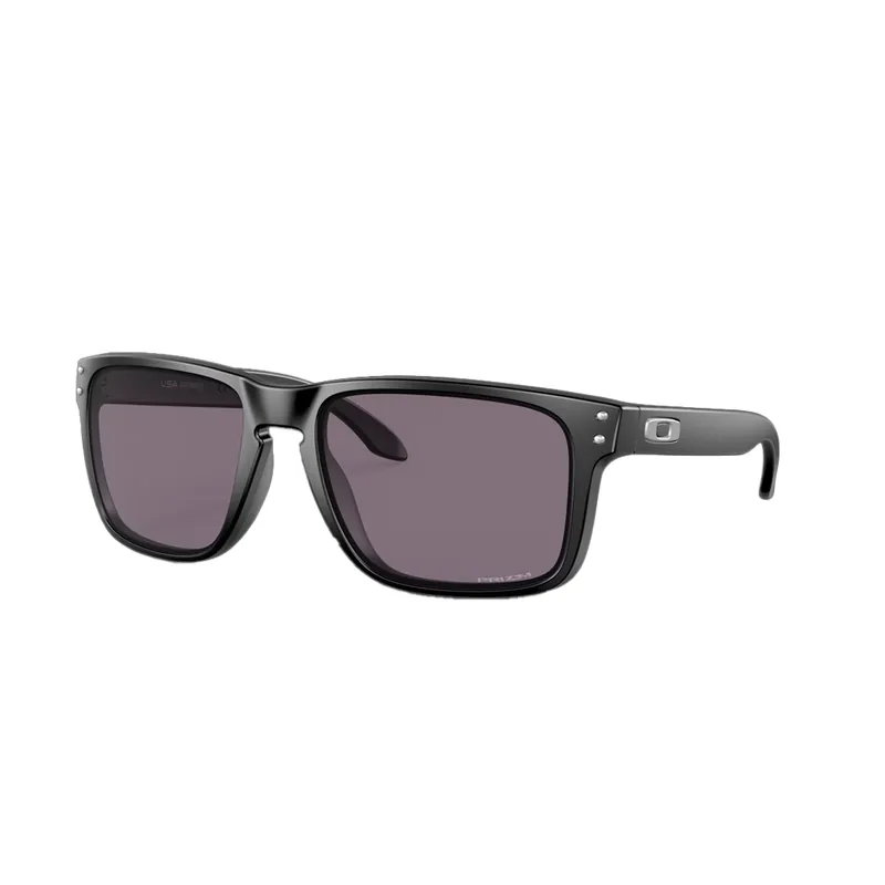 Oakley Holbrook XL Sunglasses Matte Black Prizm Grey Lenses