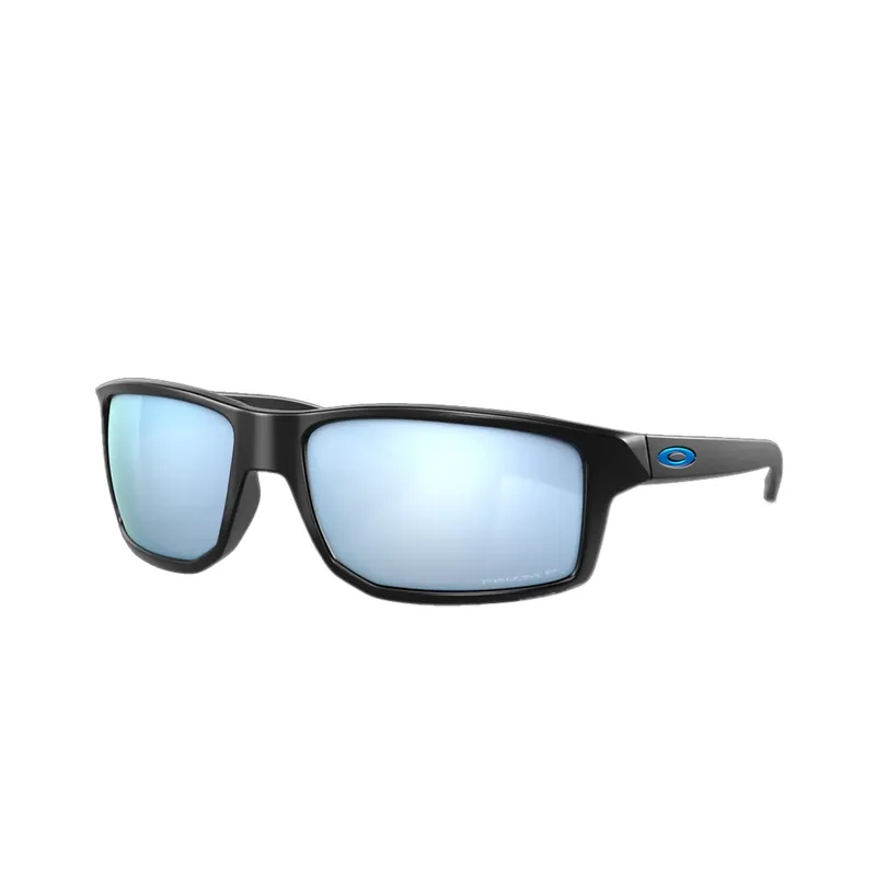 Oakley Gibston Sunglasses Matte Black Prizm Deep Water Polarized Lenses
