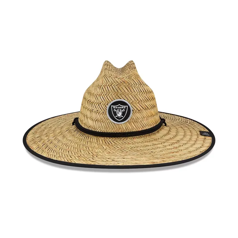 New Era Las Vegas Raiders Training Camp 2023 Straw Hat Natural