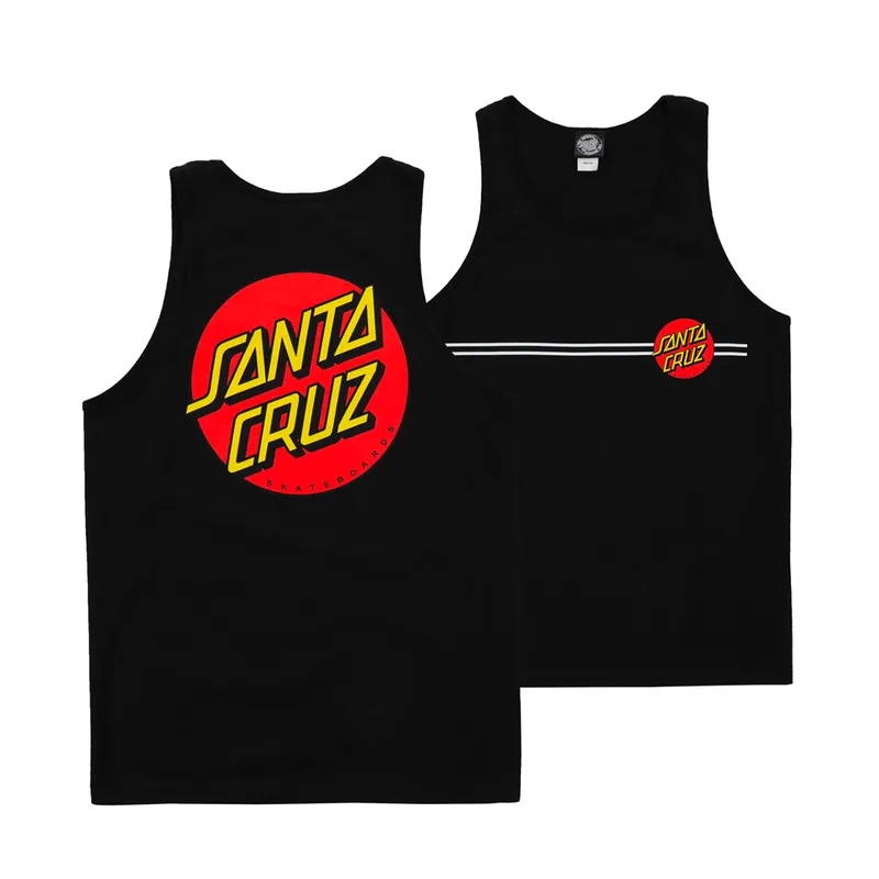 Santa Cruz Classic Dot Tank Top Black