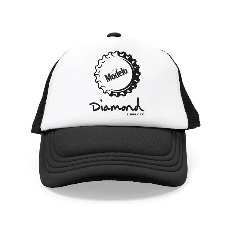 Diamond X Modelo Bottle Snapback Hat Black - Diamond Supply Co