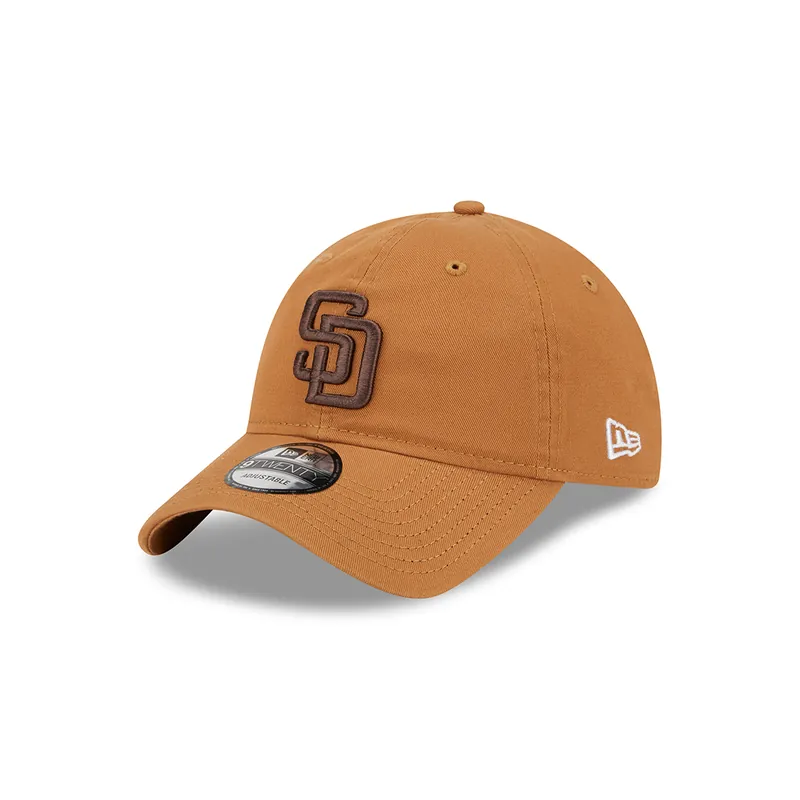 New Era 9Twenty San Diego Padres Evergreen Snapback Hat Light Bronze