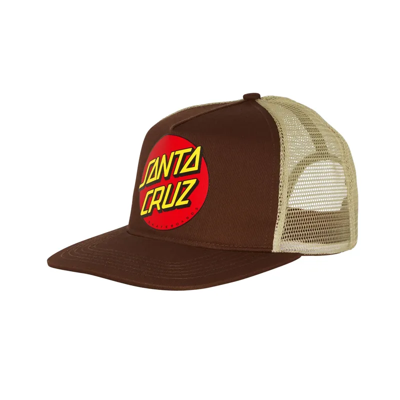 Santa Cruz Classic Dot Trucker Tan-Brown