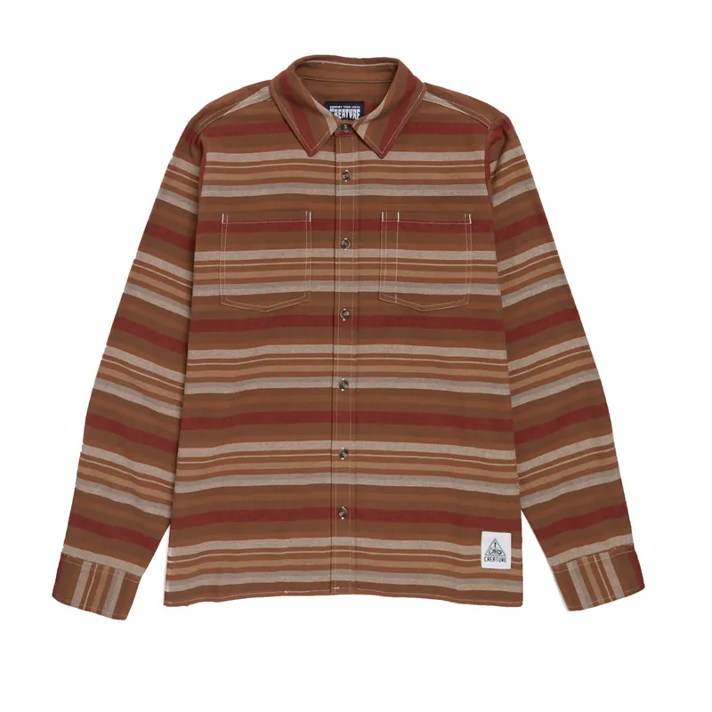 Creature Take Warning Flannel Long Sleeve Shirt - Santa Cruz