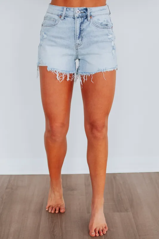 Bronx Mica Shorts - Mica Denim