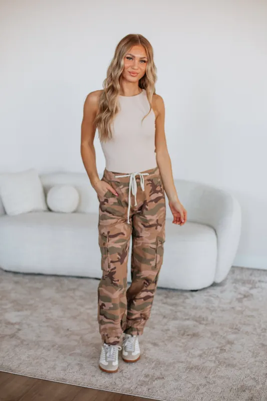 Maverick Cargo Pants - Taupe