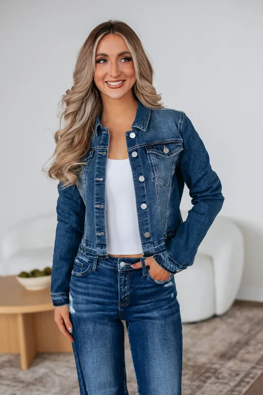 Kelsey Risen Denim Jacket - Risen Jeans