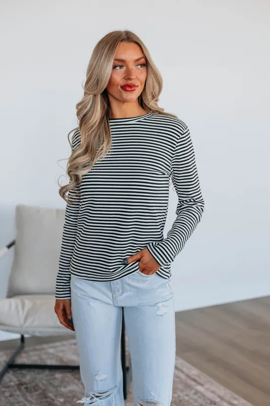 Levia Striped Top - Things Between