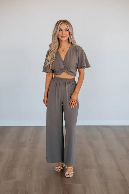 Joselynn Wide Leg Pants - Miou Muse