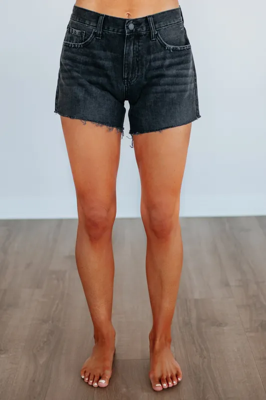 Rya JBD Shorts - Just Black Denim