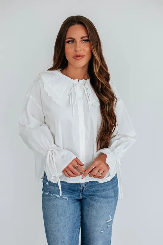Diandra Button Down Top - By Together