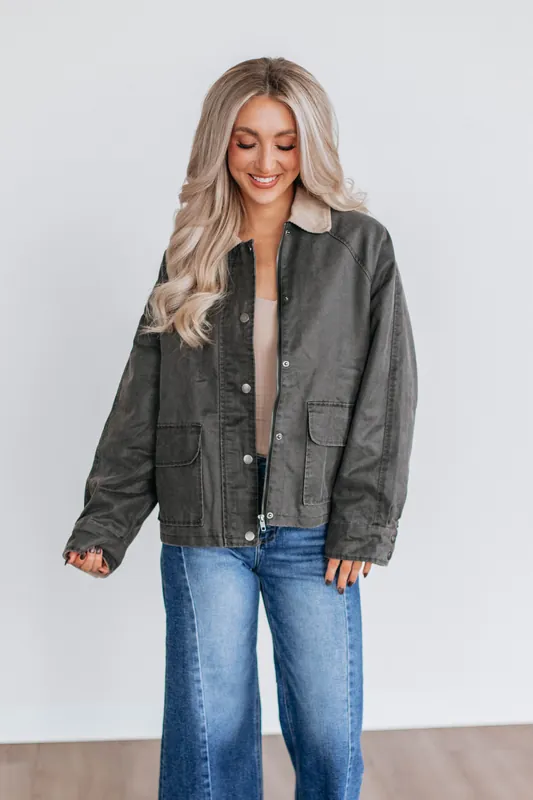 Marren Utility Jacket - Miou Muse