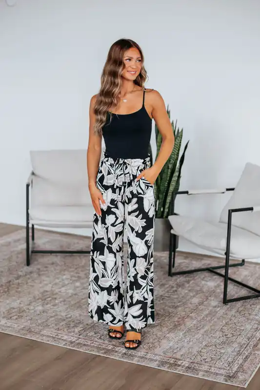 Roselle Floral Pants - Ces Femme