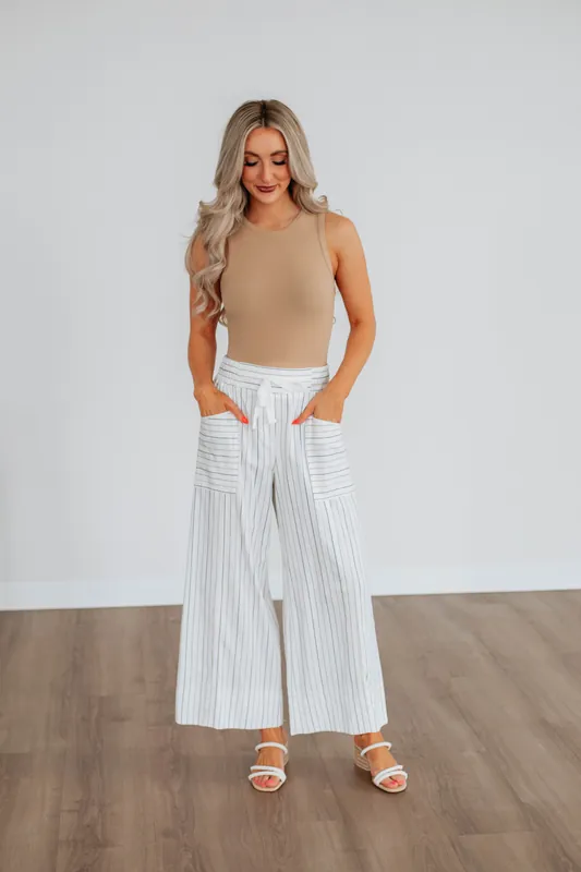 Maisha Striped Pants - Fate
