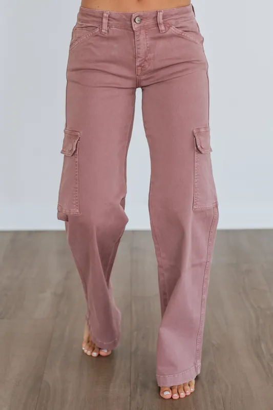 Lucy Mica Cargo Jeans - Mica Denim