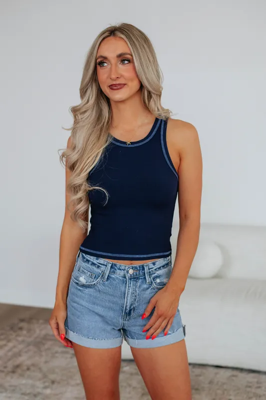 Messa Ribbed Tank - Le Lis