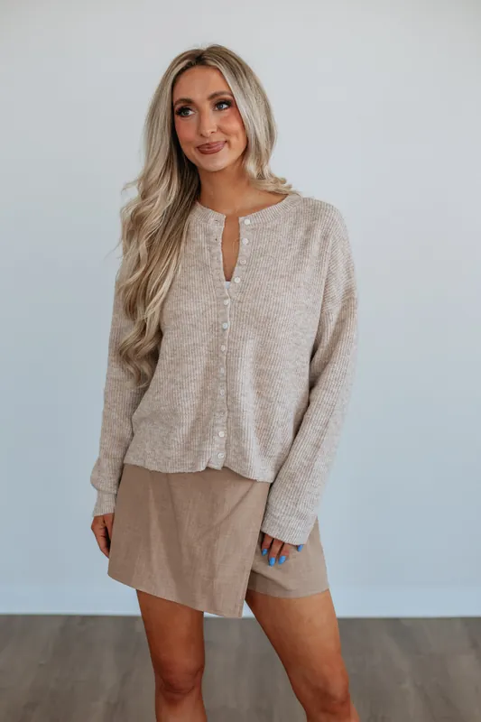 Jaclynn Linen Skort - Miou Muse