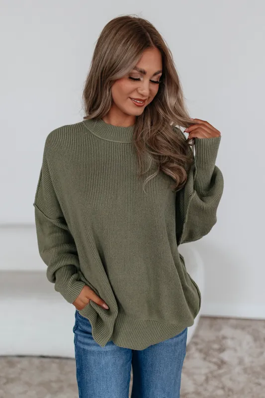 Violet Oversized Sweater - Rae Mode