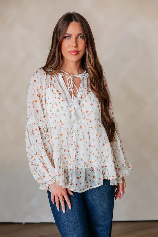 Astriella Floral Top - By Together