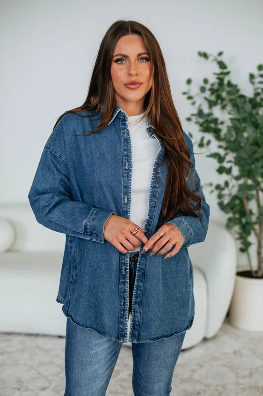 Debra Denim Shacket - Gilli
