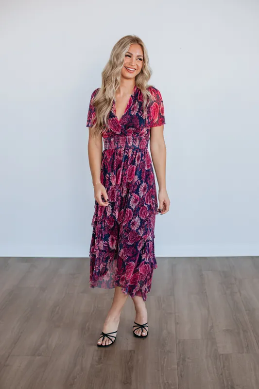 Rhosyn Floral Dress - Dress Forum