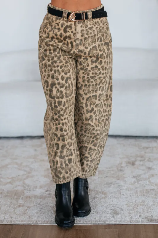 Karina Leopard Pants - Miou Muse