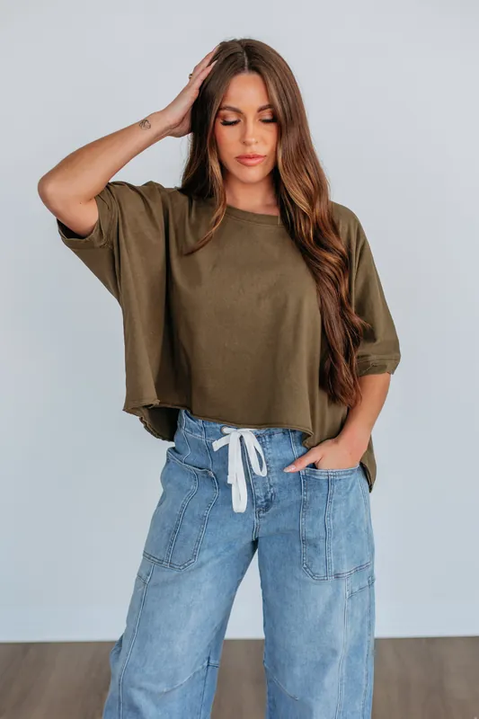 Callie Oversized Tee - Miou Muse