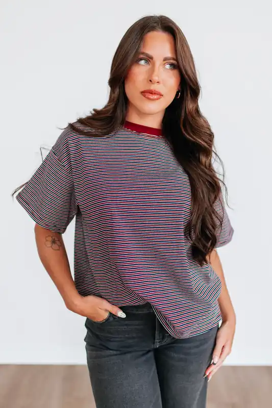 Jodey Striped Tee - Things Between
