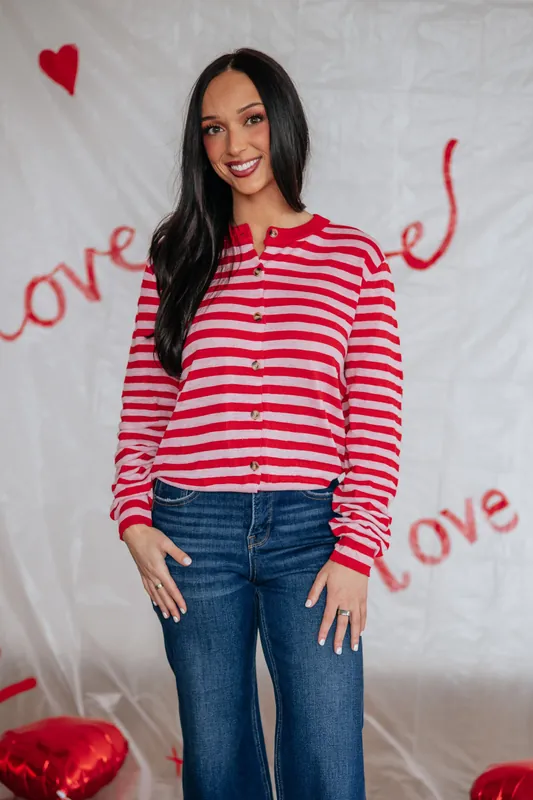 Ellen Striped Cardigan - Things Between