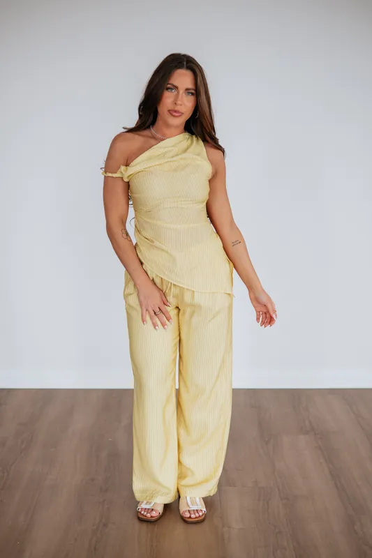 Alessia Striped Pants - Emory Park