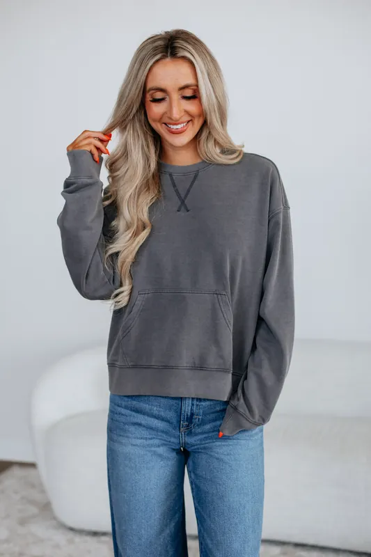 Bayleigh Washed Crewneck - Wishlist