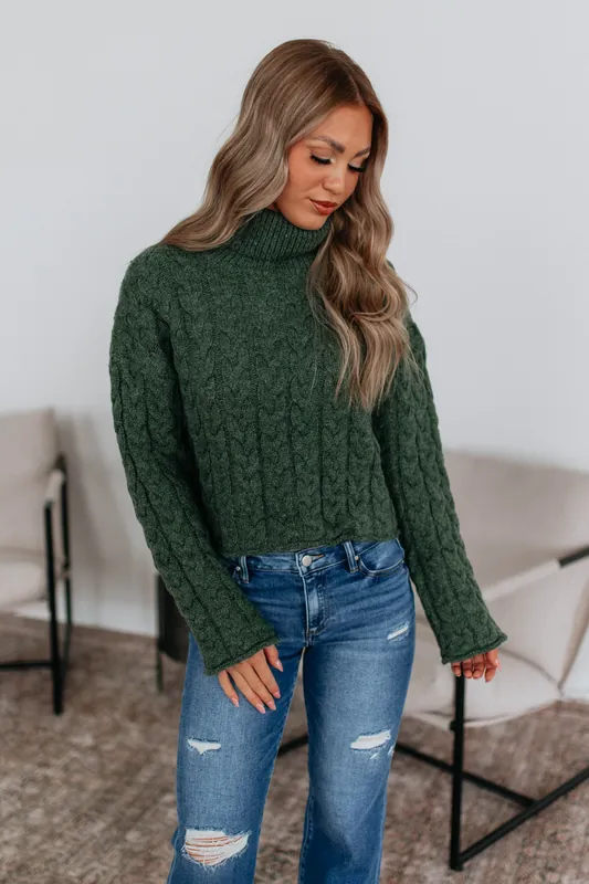 Kaylyn Cable Knit Sweater - Buttermelon