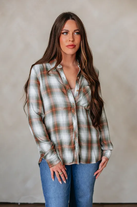 Charli Flannel Top - Be Cool
