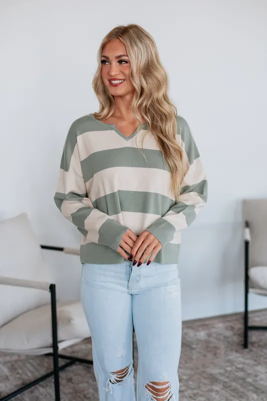 Janise Striped Sweater - Be Cool