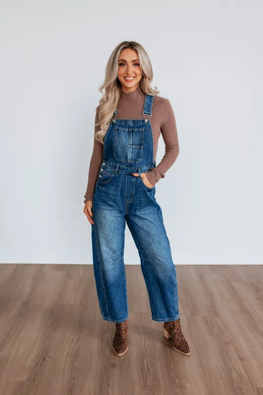 Maxine Denim Overalls - Blu Ivy