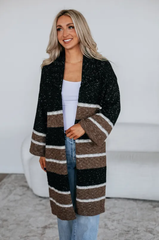 Lowell Striped Cardigan - Promesa