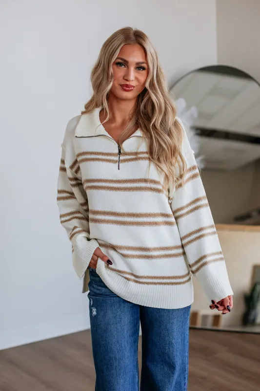 Louisa Striped Sweater - Promesa