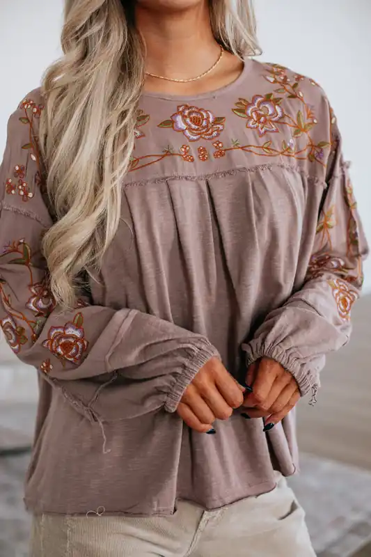 Jasmina Floral Top - In Loom