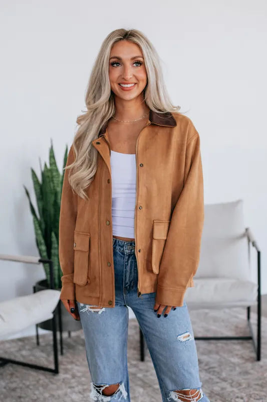 Maren Suede Jacket - Blu Ivy