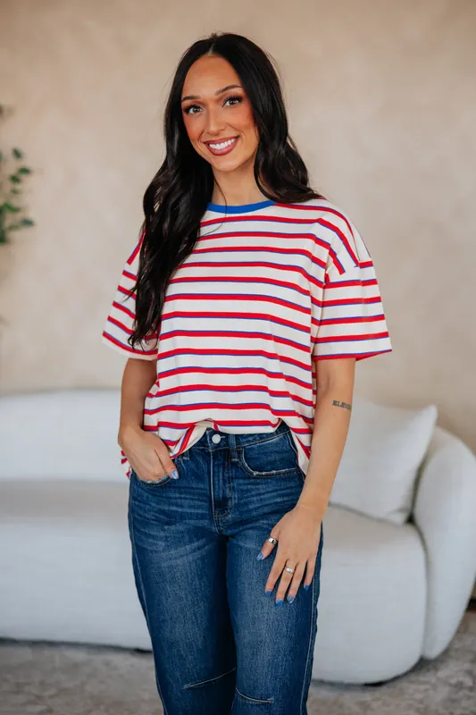 Juni Striped Tee - Wishlist