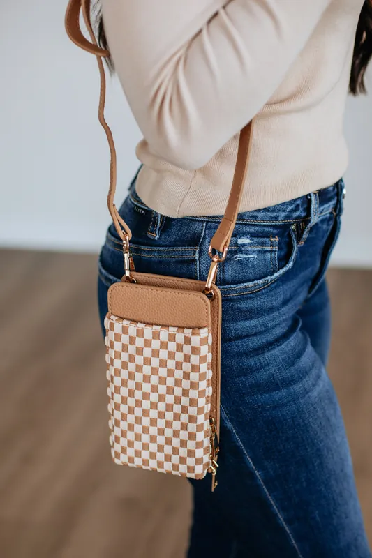 Khailey Checkered Double Duty Bag - Pretty Simple