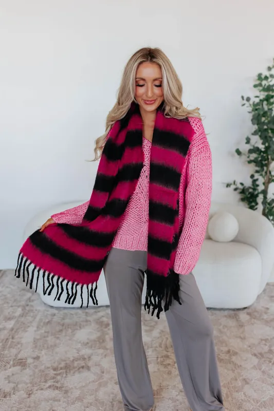 Ezrah Striped Scarf - Pretty Simple